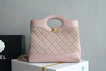 Chanel CC31 bag pink color size 22x24.5x505cm 