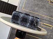 Chanel Mini CF Tweed blue bag Size 20cm - 5