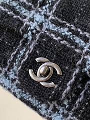 Chanel Mini CF Tweed blue bag Size 20cm - 2