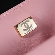Chanel Tweed pink bag size 25cm - 2