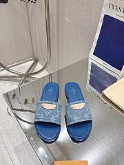 Louis vuitton mules blue  - 5