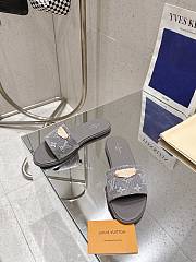 Louis vuitton mules gray - 2