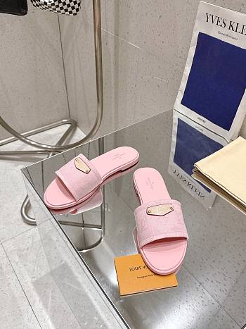 Louis vuitton mules pink1