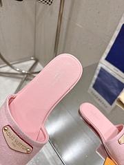 Louis vuitton mules pink1 - 5