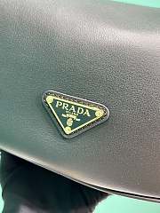 Prada Demi-lune large leather shoulder bag black size 42x19.5x8.5cm - 3