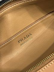 Prada Demi-lune large leather shoulder bag brown size 42x19.5x8.5cm - 5
