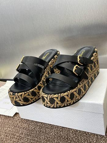 Dior Slides women black calfskin 