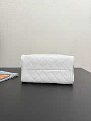 Chanel hobo 25bag white color size 30x26x14cm - 5