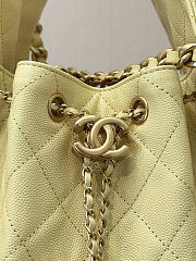 Chanel hobo 25bag yellow color size 30x26x14cm - 2