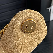 Chanel hobo suede beige bag size 30x26x14cm - 4