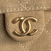 Chanel hobo suede beige bag size 30x26x14cm - 2