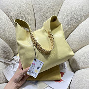 Chanel25 yellow bag size 37x30x14cm - 3