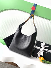 Chanel25 black bag size 37x30x14cm - 3