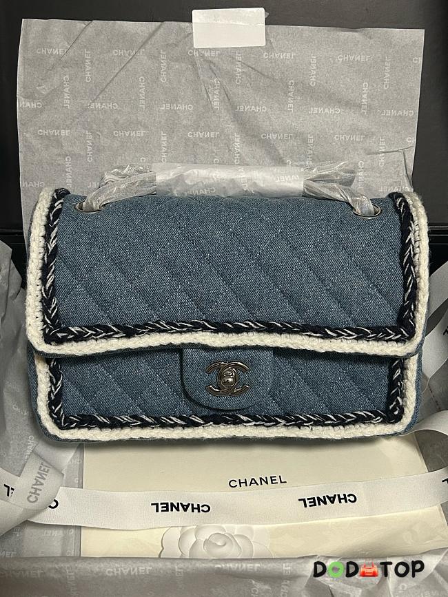 Chanel vintage denim bag size 25cm - 1