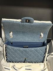 Chanel vintage denim bag size 25cm - 2