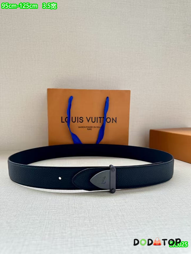 Louis Vuitton Belt 3.5 cm black - 1