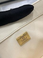 Chanel Leboy off white silver hardware size 25cm - 3