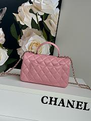 Chanel top handle pink size 21cm - 5