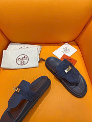 Hermes Empire sandals blue - 6