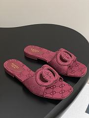 Gucci Lido sandals red - 1