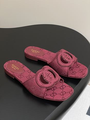 Gucci Lido sandals red