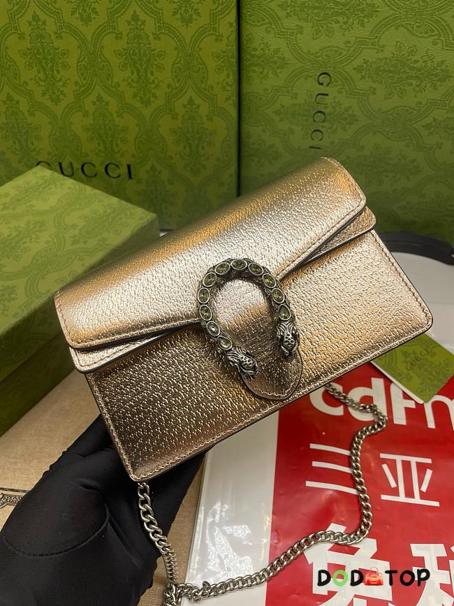 Gucci Dionysus mini rose gold bag size 16.5x10x4.5cm - 1