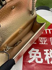 Gucci Dionysus mini rose gold bag size 16.5x10x4.5cm - 3