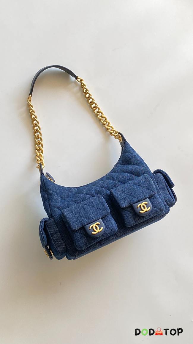 Chanel crossbody bag denim size 22x31x15 cm - 1