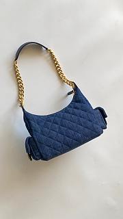 Chanel crossbody bag denim size 22x31x15 cm - 2