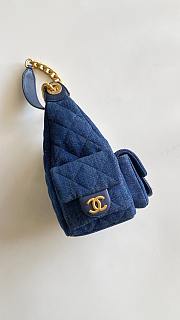 Chanel crossbody bag denim size 22x31x15 cm - 3
