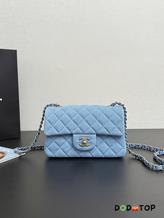 Chanel Flap bag mini denim size 20 - 1