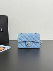Chanel Flap bag mini denim size 20 - 4