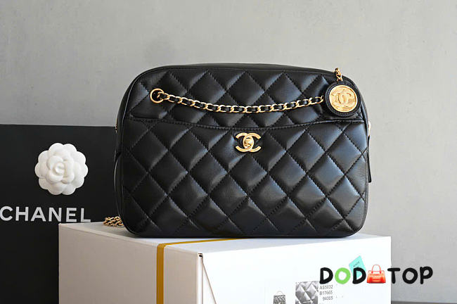 Chanel 24K black bag size 24x19x9cm - 1