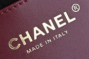 Chanel 24K black bag size 24x19x9cm - 4