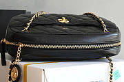 Chanel 24K black bag size 24x19x9cm - 3