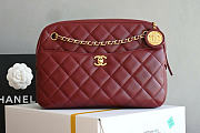 Chanel 24K red bag size 24x19x9cm - 1