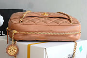 Chanel 24K beige bag size 24x19x9cm - 5