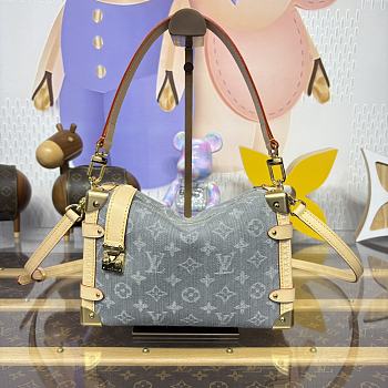 Louis Vuitton Monogram Denim SideTrunk bag size 23.5x8.5x16cm