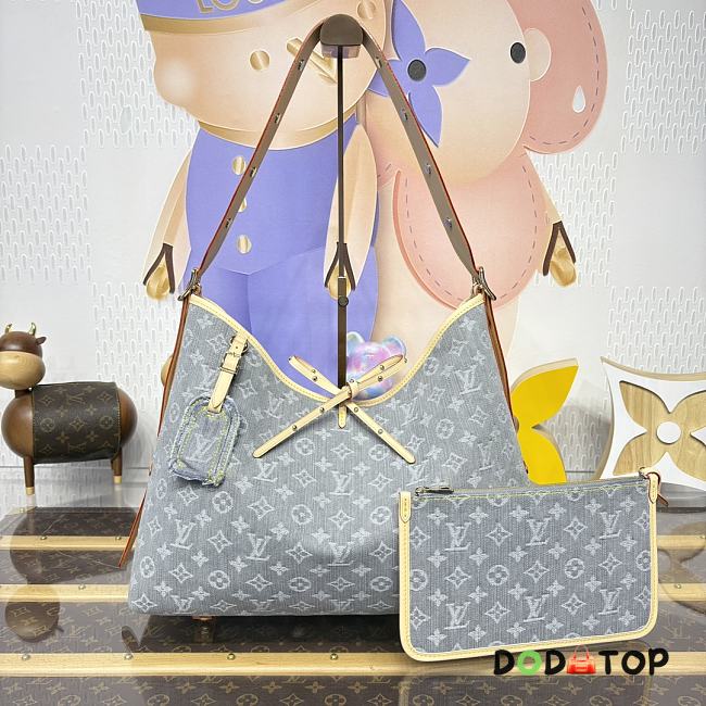 Louis Vuitton CarryAll Monogram Denim bag size 39x15x30cm - 1