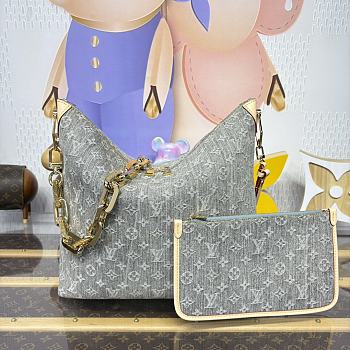 Louis Vuitton Coussin hobo Monogram Denim bag size 38x10x33cm