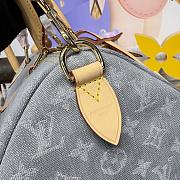 Louis Vuitton SpeedySoft30 Monogram Denim bag size 30x17x21cm - 2
