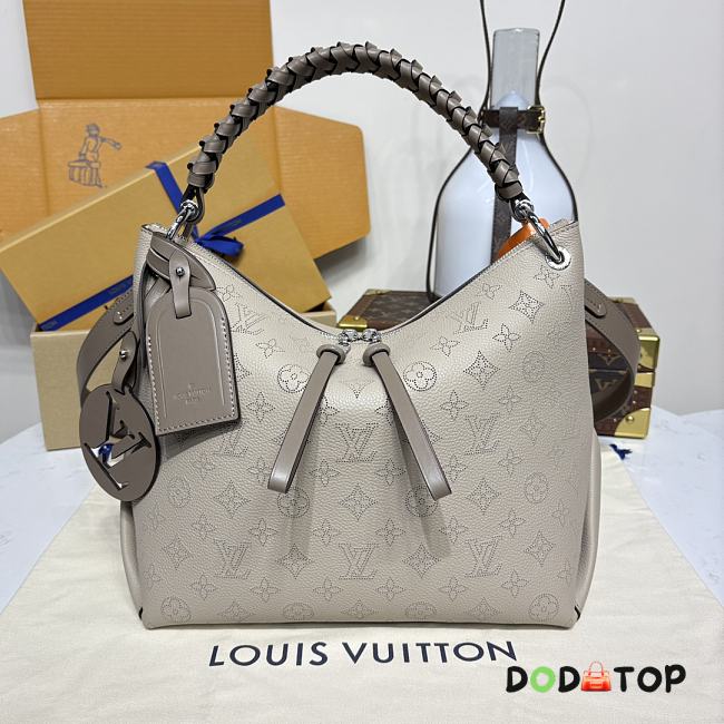 Louis Vuitton beaubourg hobo beige Monogram bag size 32x17x26cm - 1