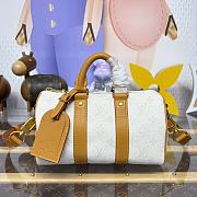 Louis Vuitton Keepall Bandoulière2 Monogram Heritage white bag size 25x11x15cm - 1
