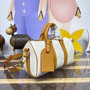 Louis Vuitton Keepall Bandoulière2 Monogram Heritage white bag size 25x11x15cm - 4