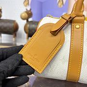 Louis Vuitton Keepall Bandoulière2 Monogram Heritage white bag size 25x11x15cm - 3