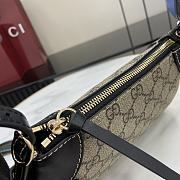 Gucci GG Emblem Tote Bag Black Size 24.5x16x5cm - 6
