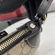 Gucci GG Emblem Tote Bag Black Size 24.5x16x5cm - 4