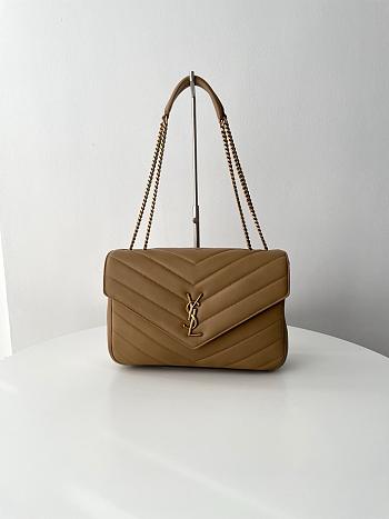 YSL Loulou caramel color size 23cm