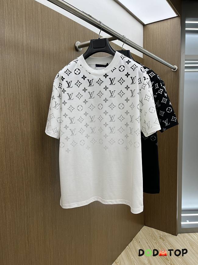 LV T-shirt white men 01 - 1
