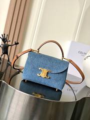 Celine NINO TEEN DENIM BAG size 20.5x13x8 - 1